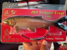 River2Sea DISCONTINUED JSJ Trigger Trout 7.5" - 3oz Rigged Weedless Swimbait#02