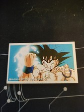 Vintage Dragon Ball Z Goku Japanese Menko Card Dragonball