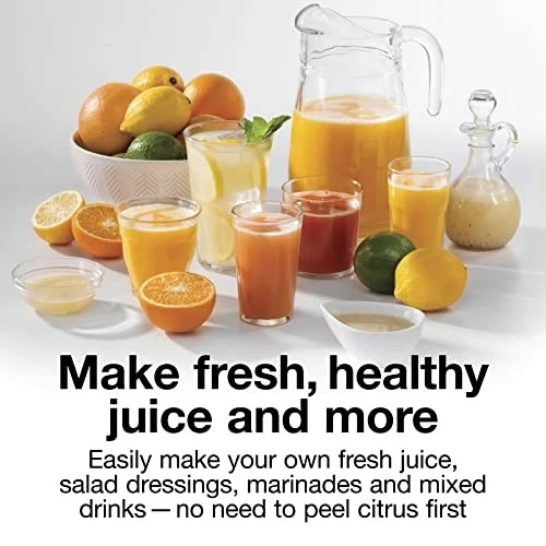 Máquina exprimidora eléctrica de cítricos Proctor Silex, 34 oz, 66337 - blanca y verde Foto 3 de 4