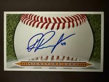Ricardo Pinto, PHILLIES (2017 Debut) SIGNED 3x5 Index Card (HS)