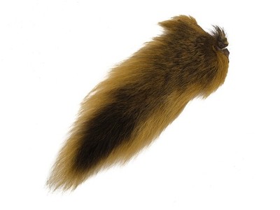One (1) Dyed Real Deer Tail: Ginger (148-042) Y1L