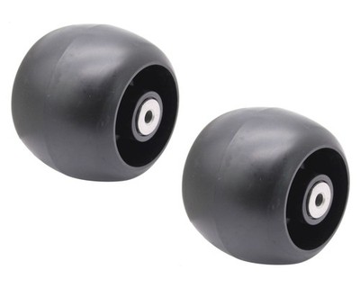 2x Stützrad Deckrad (Ø92 x 75mm) passend für Castelgarden TCB 16/102 HG Rasentra