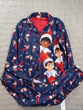 The LumiStella Boys Medium 8/10 Elf on the Shelf Long Sleeve Cozy Pajama Set
