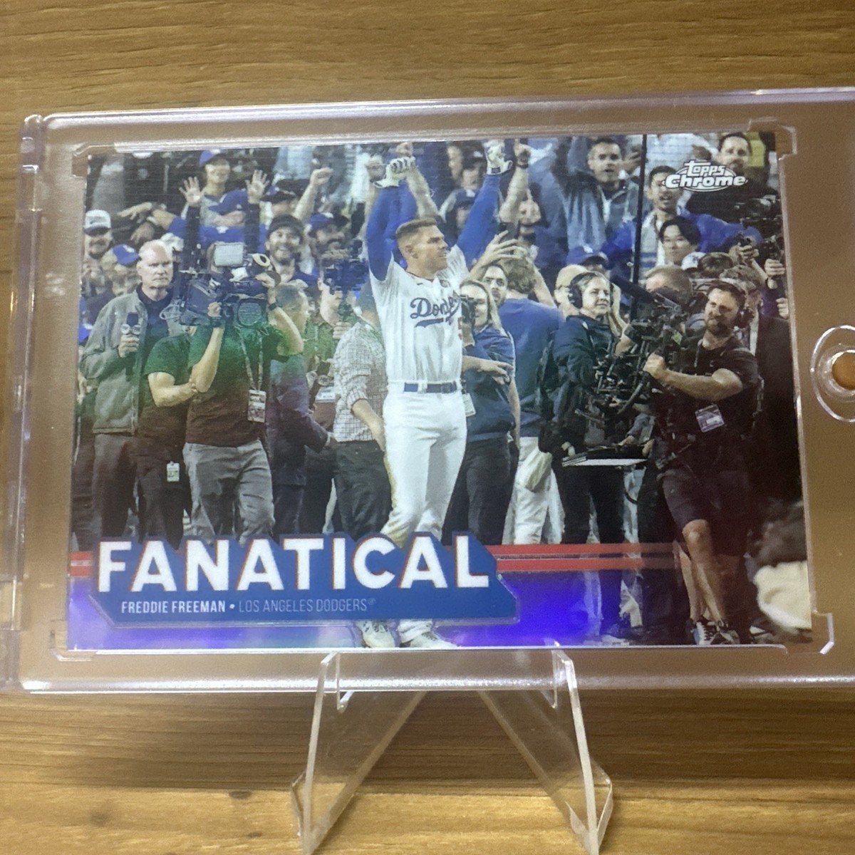 2025 Topps Chrome Fanatical Freddie Freeman SSP Los Angeles