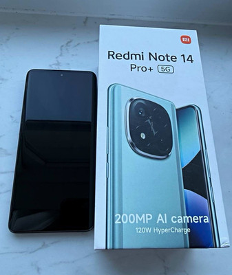 Xiaomi Redmi Note 14 Pro+ 5G Schwarz Smartphone 200MP Kamera