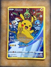 Pokemon Pikachu SWSH020 Black Star Promo Holo NM on eBay