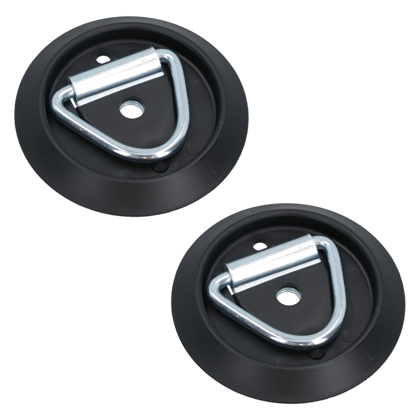 Surface Mounted D Ring Tie Down Lashing Ring Anchor Trailers Vans Trucks 2pc