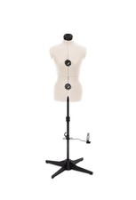 Tailors Dummy Adjustable Dressmaker Torso Female Mannequin Cream Size 6-14 Used