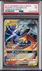 2019 POKEMON SUN & MOON UNBROKEN BONDS #20 RESHIRAM & CHARIZARD GX PSA 7
