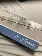 Clear Glass Self Satin Nickel Shelf-Made KT-0134-624 24x6'' New Open Box