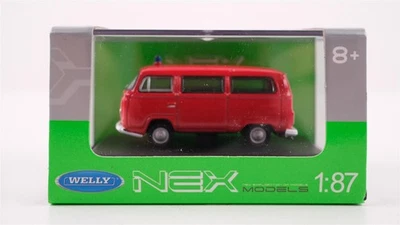 Welly H0 73112F-SW Volkswagen Bus T2 1972 Feuerwehr mit Blaulicht - Image 1 of 2