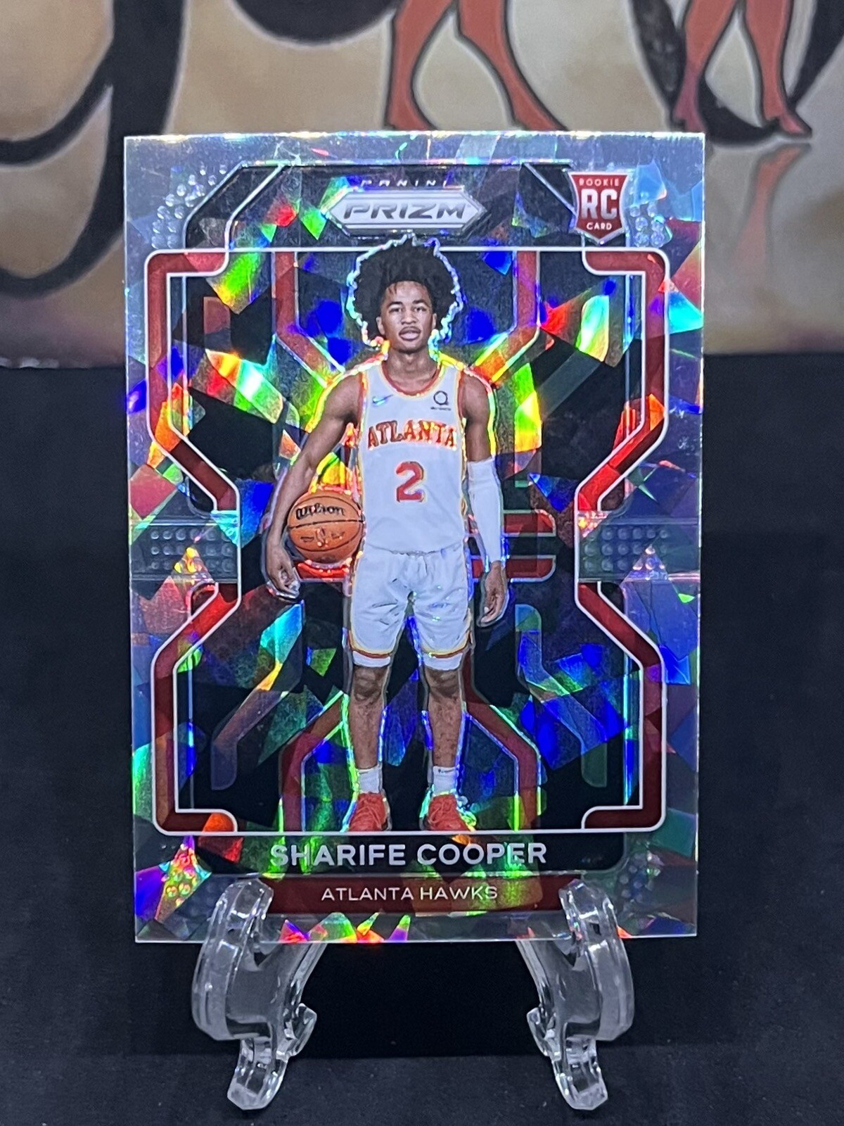 2021-22 Panini Prizm Sharife Cooper RC #280 Ice Prizm Atlanta Hawks