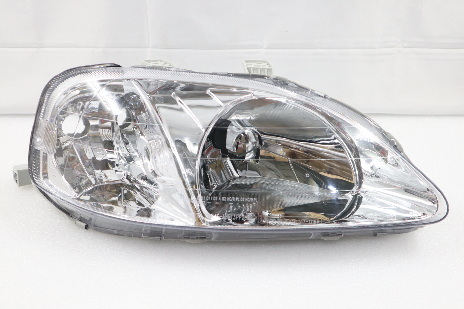 For-1999 2000-Honda Civic Type R Style EK9 EK4 EM1 JDM Clear Headlights ...