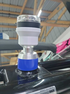 Two inch wake tower tow point adapter for magnetic Navilight - White