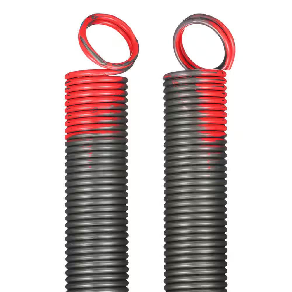 150lb Heavy Duty Garage Door Extension Springs 2-Pack for Repair & Replacement