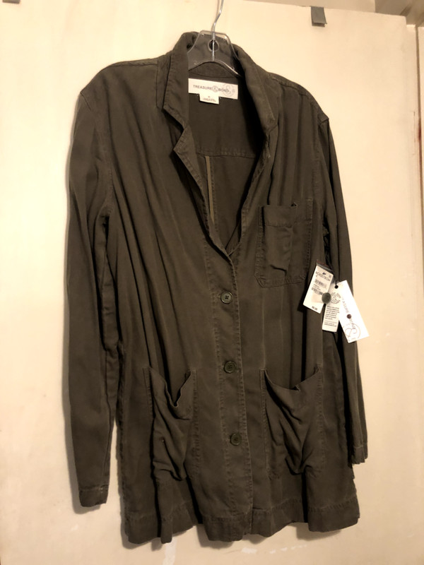 Treasure & Bond Nordstrom Women's M Jacket Olive Green NWT