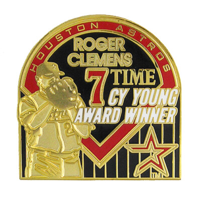 Roger Clemens 7 Time Cy Young Award Winner Pin - Houston Astros