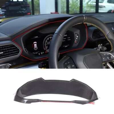 Carbon Fiber Car Dashboard Instrument Frame Cover For Lamborghini URUS 2018-2022