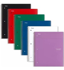Mead Five Star 3 Subject Notebook, College Ruled, 150 Sheets, 8.5 x 11 New 2-PK