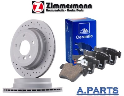 Zimmermann/Ate ceramic brake set drilled ø 348 mm front BMW E90 E91 E92 E84