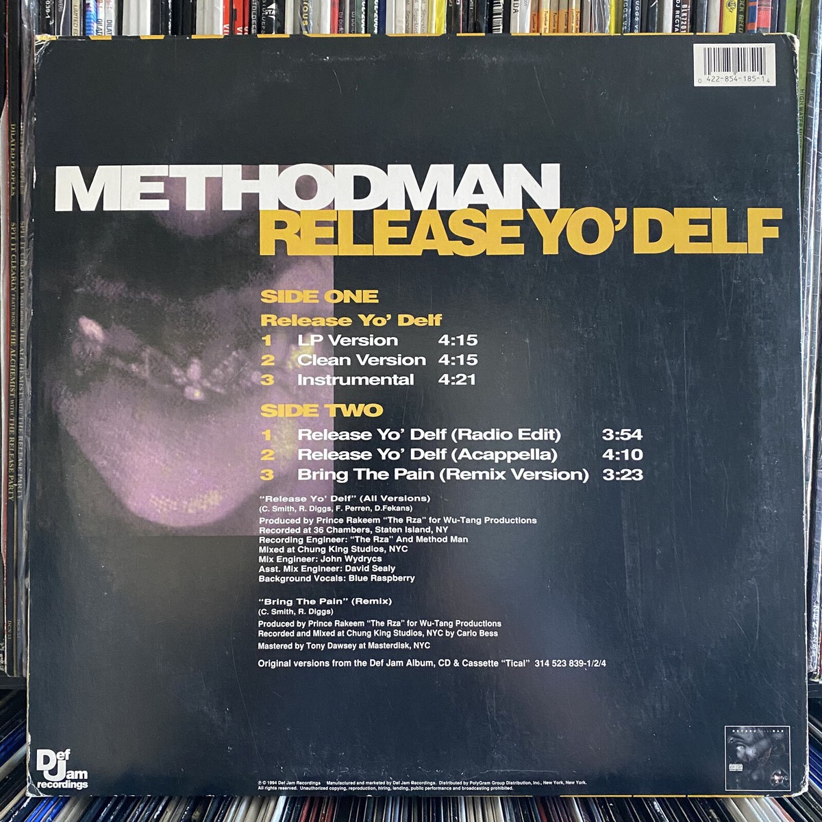 METHOD MAN - RELEASE YO DELF / BRING THE PAIN (REMIX) (12
