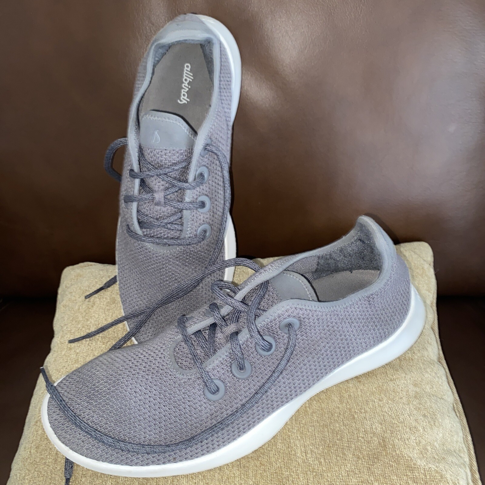 Allbirds Wool Runner Mizzles Men's Size 11 Light Gray Running Shoes (0321 NV1)