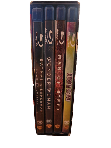 DC Blu Ray Box Set (Wondwe Woman) (Suicide Squad) (Man Of Steel) (Batman Vs Supe - Picture 4 of 4