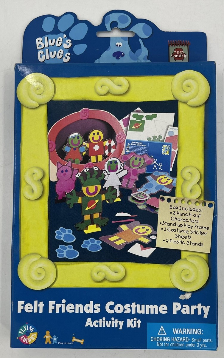 Blues Clues Felt Friends Costume Party Activity Kit New & Sealed NIP | eBay