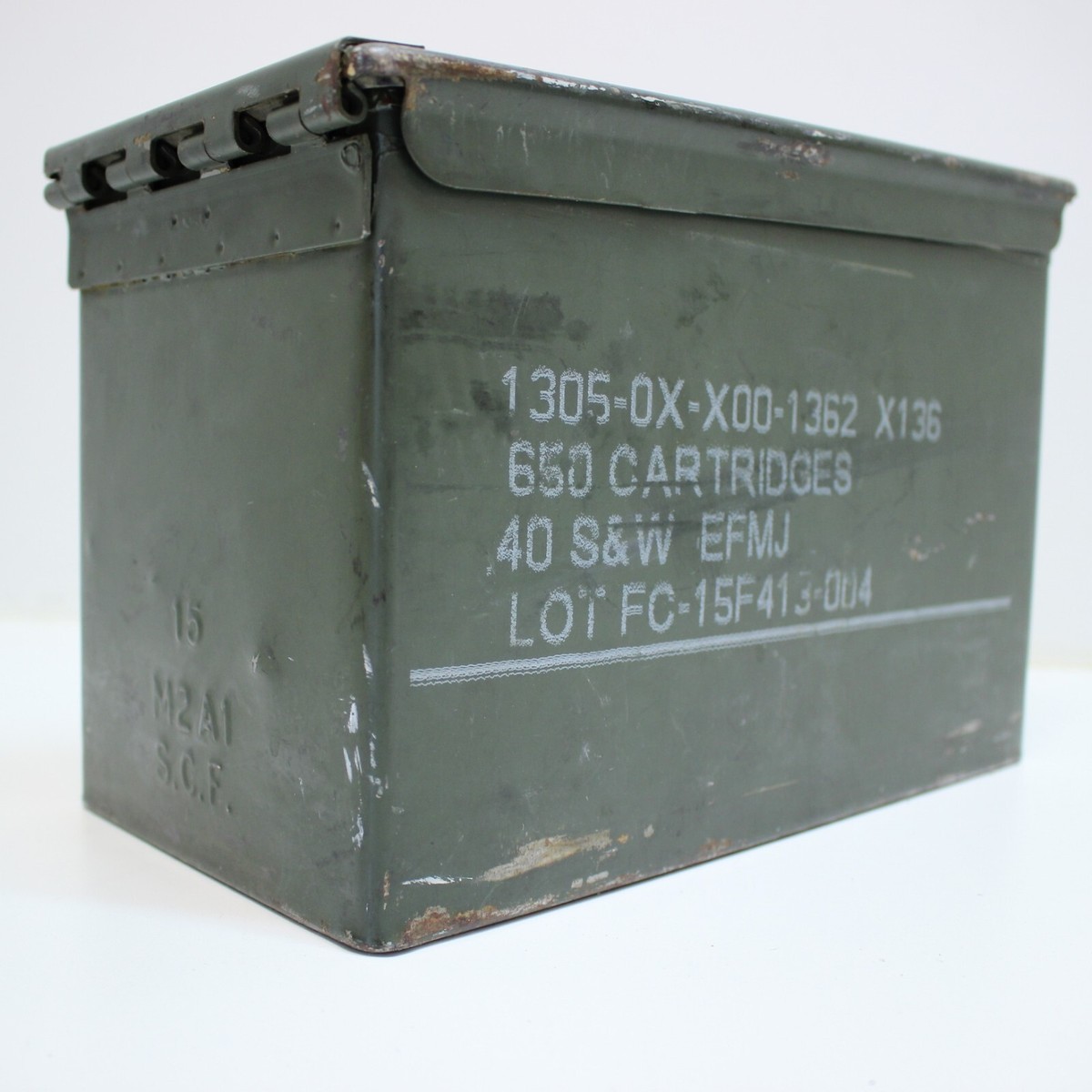 【米軍カーキ】米軍放出品　1960年製　US トラッシュボックス 米軍カーキ】米軍放出品 1960年製 US トラッシュボックス US