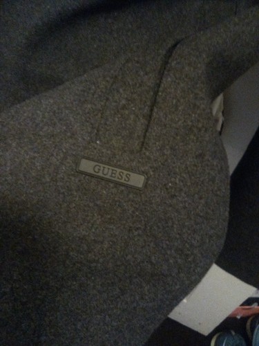 Men's Guess Dress Casual Jacket Size Small w/detachable hood - Picture 5 of 8