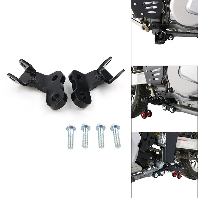 Footpegs Control Pedal Lever Lowering Plates Fit For Suzuki DR650