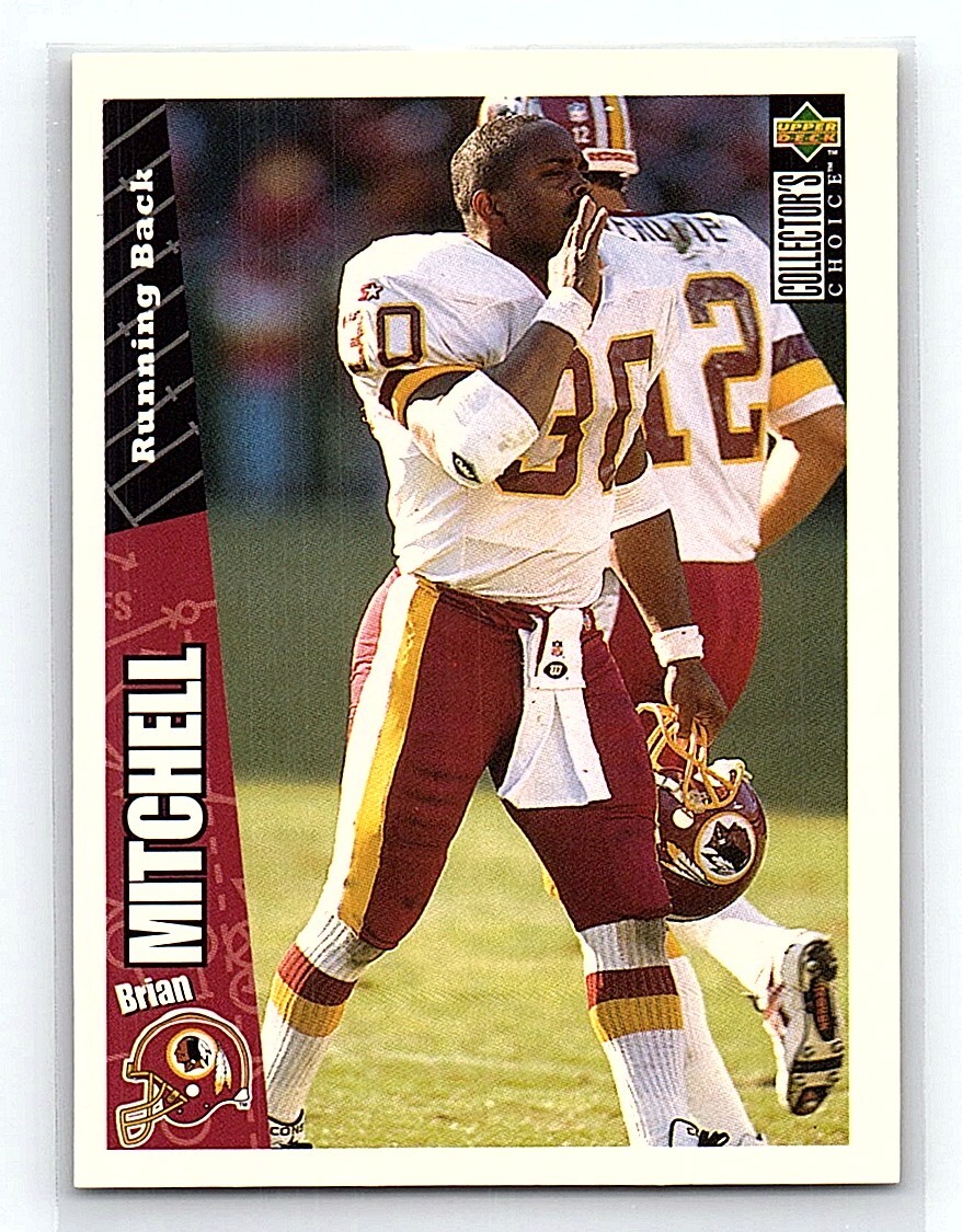 1996 Collector's Choice Brian Mitchell Washington Redskins #227