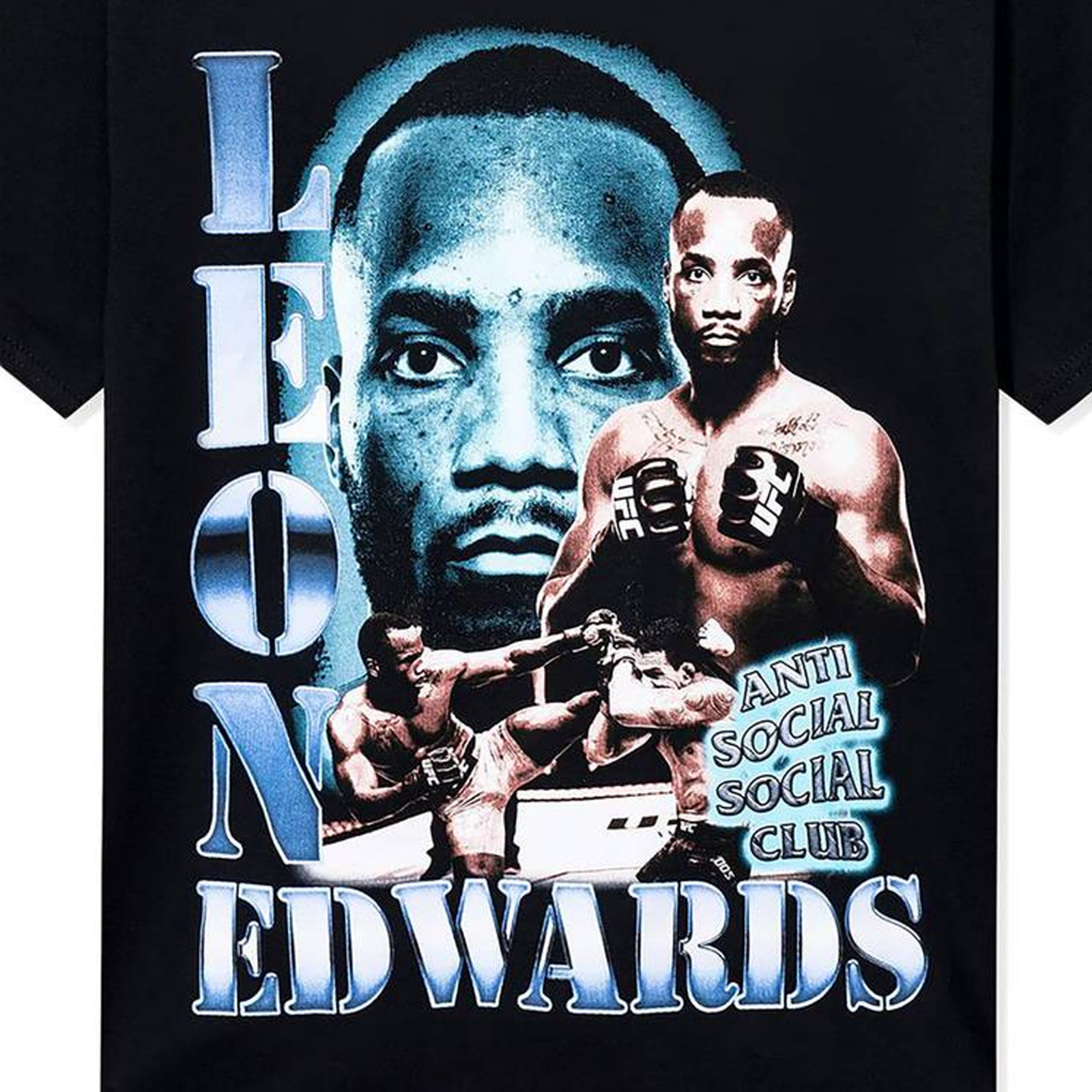 Leon Edwards UFC Black Short Sleeve T-Shirt Sizes S to 5XL JJ5109