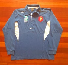 France Rugby Shirt 2003 Nike World Cup Jersey Paris Maillot Top XL 