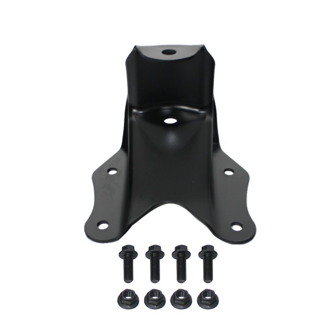 Rear Leaf Spring Shackle Bracket Hanger Kit For Ford F150, F250, F350, Bronco - Lifetime Warranty, Black Finish 4 thumbnail image
