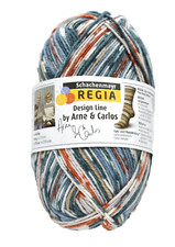 🧦🧶SCHACHENMAYR Regia Sock Yarn Virgin Wool Blend 03657 Color 230 Yards Italy