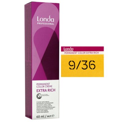 Londa Professional permanente Cremehaarfarbe Extra Rich 60 ml 9/36 lichtblond go