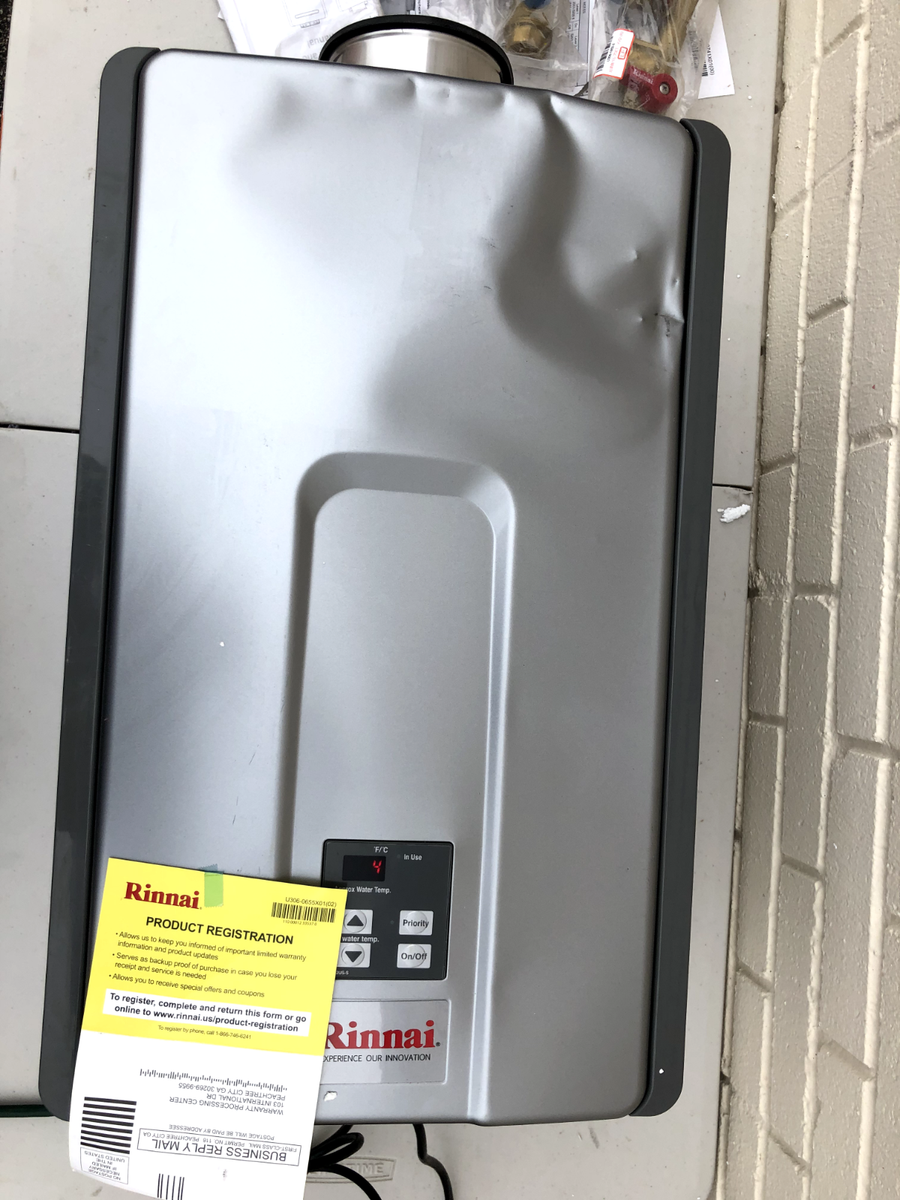 Rinnai RL75iN Indoor Tankless Water Heater Natural Gas 180k POWER