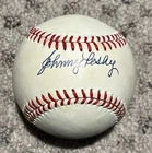 JOHNNY PESKY SIGNED MLB BASEBALL BOSTON RED SOX HOF AUTO