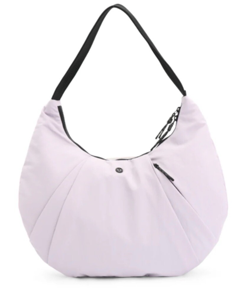 Lululemon Pleated Shoulder Bag *10L - Ether Lilac - LKNW! | eBay Lululemon Pleated Shoulder Bag *10L - Ether Lilac - LKNW! | eBay