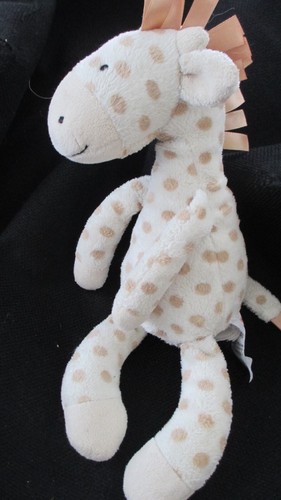 11" JELLYCAT LONDON Giraffe Plush Baby Toy RATTLE Super Soft Cuddly NEW & CLEAN