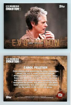 Carol Peletier #24 The Walking Dead Evolution 2017 Topps Trading Card