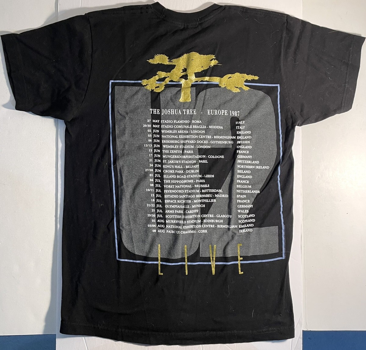 U2 1987年製 THE JOSHUA TREE Tシャツ L サイズ U2 'Joshua Tree' T-Shirt 1987-2017 Men's Large (LG) – Fibits