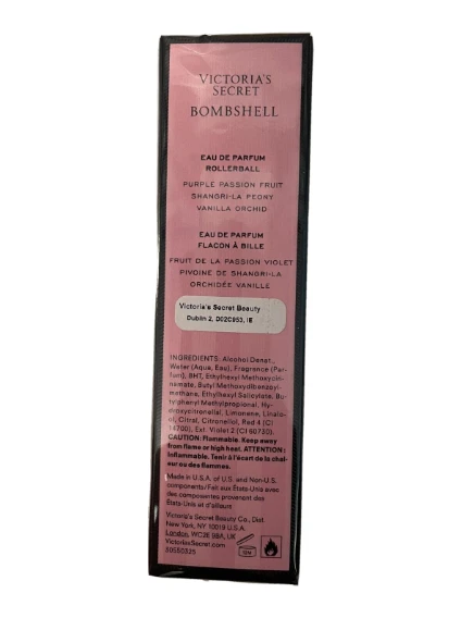 Victoria Secret BOMBSHELL Eau de Parfum Rollerball Fragancia TSA Apto para 7 ml Foto 2 de 2