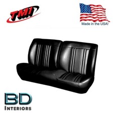 Sport Seat Upholstery 1969 Chevy El Camino Front Bench Foam Black Made In Usa Sport Seat Upholstery 1969 Chevy El Camino Front Bench Foam Black Made In Usa