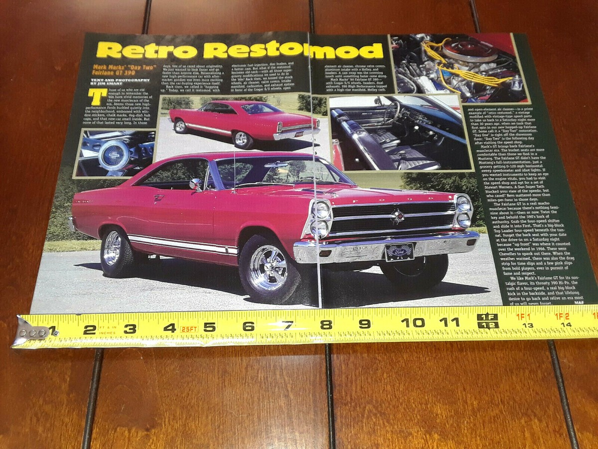 1966 FORD FAIRLANE GT 390 ORIGINAL 1999 ARTICLE | eBay