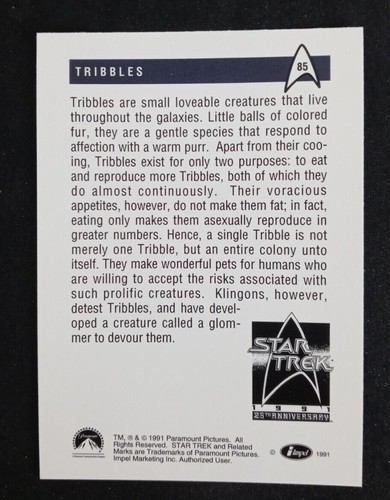 1991 Impel Star Trek 25th Anniversary Series 1 Cards (Pick Your Card) - Picture 171 of 321