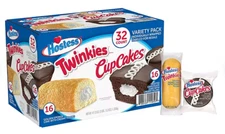 Hostess Twinkies & Cupcakes Variety Pack Snack Cakes, 32 CT 47.13 OZ