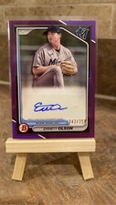 2024 Bowman - Paper Prospect Retail Autographs Purple Border #PPRA-EO Emmett...