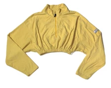 Preowned- Vintage Eddie Bauer EBTech 1/2 Zip Cropped Sweater Womens (Size XL) 